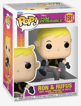 Figura de colección Kim Possible Ron & Rufus