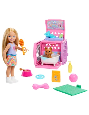 Muñeca Barbie Barbie Chelsea Fiesta de Perritos