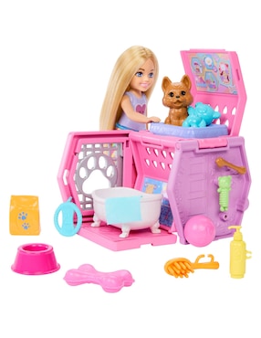 Muñeca Barbie Barbie Chelsea Fiesta de Perritos