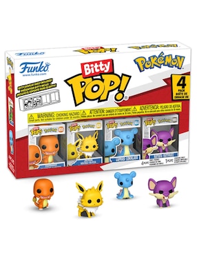 Figura de colección Pokémon Charmander, Jolteon, Lapras y Rattata
