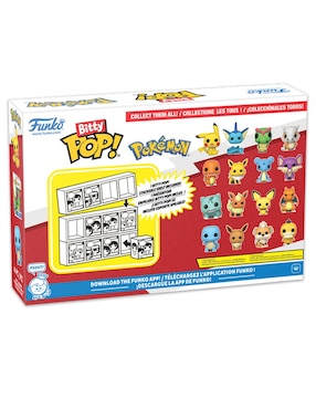 Figura de colección Pokémon Bulbasaur, Flareón, Pichu y Charizard