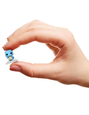 Figura de colección Pokémon Squirtle Carapuce, Eevee Evoli-Evoli, Growlithe Caninos-Fukano, Psyduck Psykokwak-Enton