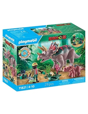 Playmobil Familia de Triceratops 71821 Dinos