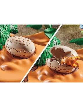 Playmobil Nido de Estegosaurio con ladrón de huevos 71526 Dinosaurios
