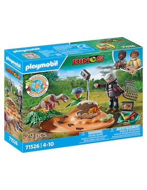 Playmobil Nido de Estegosaurio con ladrón de huevos 71526 Dinosaurios
