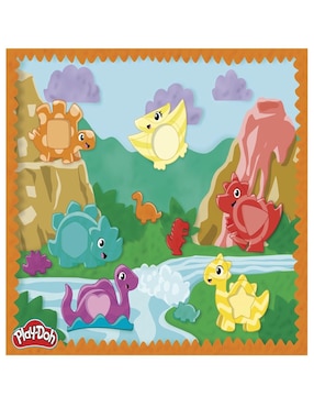 Set Dinosaurio formas y colores Play-Doh