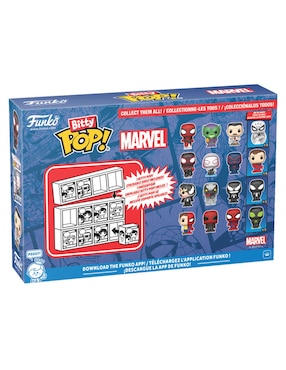 Figura de colección Marvel Spider-Man, Green Goblin, J. Jonah Jameson y Spider-Man Simbiote Suit