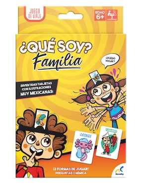 Juego de viaje ¿Qué soy? familia Novelty