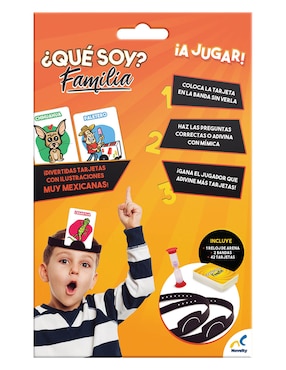 Juego de viaje ¿Qué soy? familia Novelty