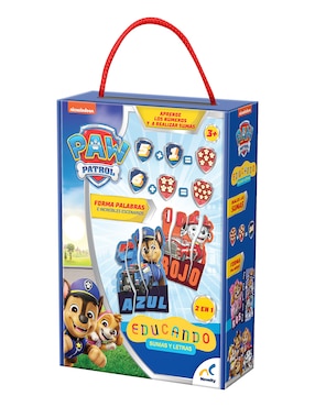 Juego de mesa preescolar educando: sumas y letras Paw Patrol Novelty