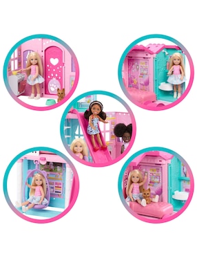 Set muñeca Barbie Barbie Casa Transformable de Chelsea