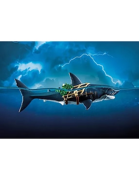 Playmobil Pirates Tiburón Gigante con Pirata 71793