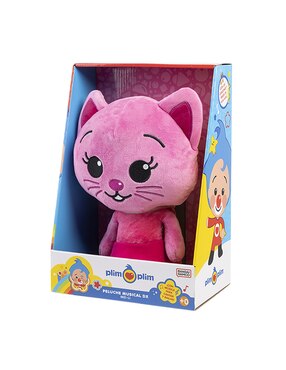 Peluche de gato Bandai Plim Plim Mei-Li de 15 cm