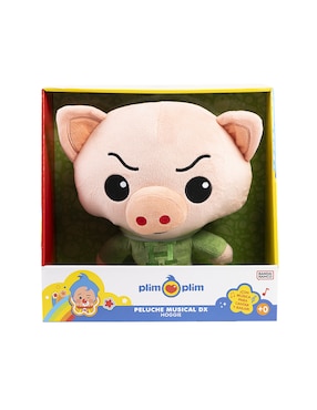 Peluche de Plim Plim Hoggie Bandai de 15 cm