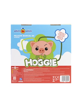 Peluche de Plim Plim Hoggie Bandai de 15 cm