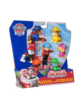 Set figuras articulada Paw Patrol Fire Rescue