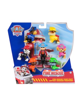 Set figuras articulada Paw Patrol Fire Rescue
