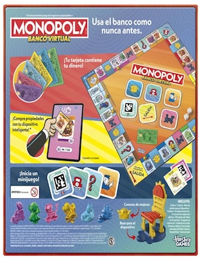Monopoly Banco Virtual Hasbro Hasbro Games
