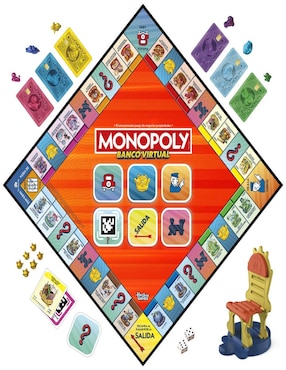 Monopoly Banco Virtual Hasbro Hasbro Games