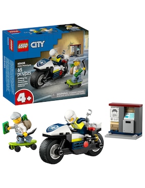 Lego Persecución en Moto de Policía 60455 city