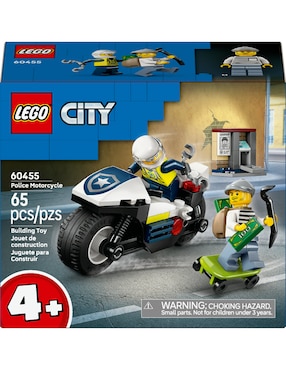 Lego Persecución en Moto de Policía 60455 city