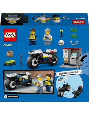 Lego Persecución en Moto de Policía 60455 city