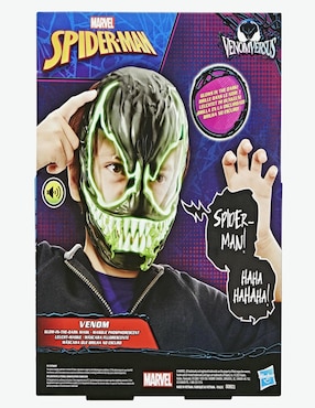 Máscara Venom Marvel con luz y sonido