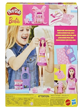 Corazones y cabellos Play-Doh Barbie