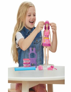 Corazones y cabellos Play-Doh Barbie