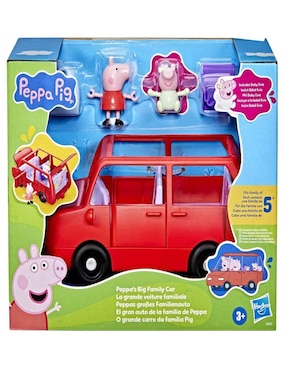 Set muñeca Peppa Pig El Gran Auto de la Familia de Peppa