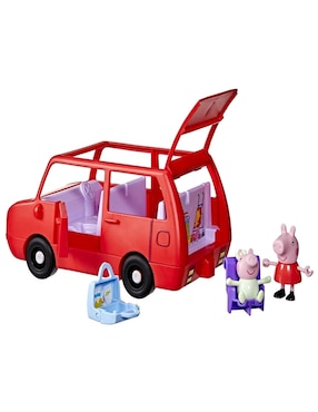 Set muñeca Peppa Pig El Gran Auto de la Familia de Peppa