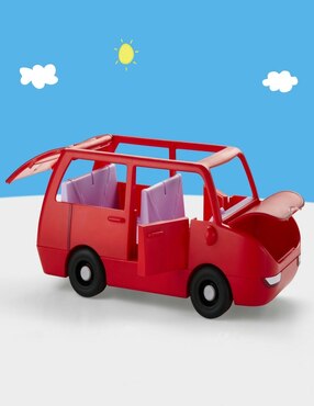 Set muñeca Peppa Pig El Gran Auto de la Familia de Peppa