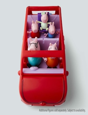 Set muñeca Peppa Pig El Gran Auto de la Familia de Peppa