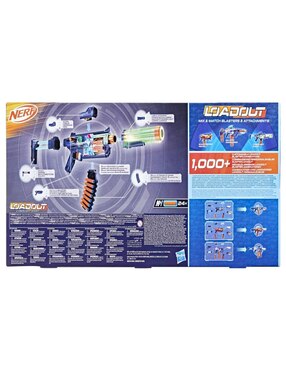 Lanzador de dardos Nerf Loadout Cyberlight Ghost