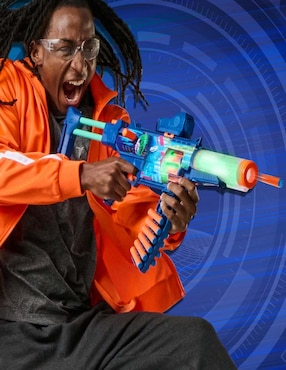 Lanzador de dardos Nerf Loadout Cyberlight Ghost