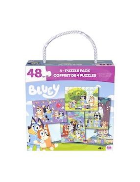 Set de 4 rompecabezas Bluey 48 piezas