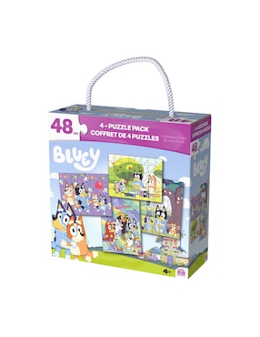 Set de 4 rompecabezas Bluey 48 piezas