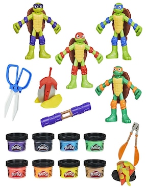Masa modeladora Creaciones Cowabunga Play-Doh Teenage Mutant Ninja Turtles