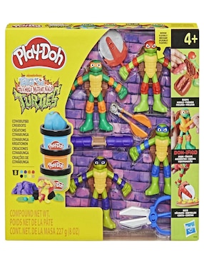 Masa modeladora Creaciones Cowabunga Play-Doh Teenage Mutant Ninja Turtles