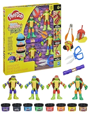 Masa modeladora Creaciones Cowabunga Play-Doh Teenage Mutant Ninja Turtles