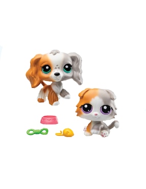 Set muñeca little pet shop Bandai mascotas