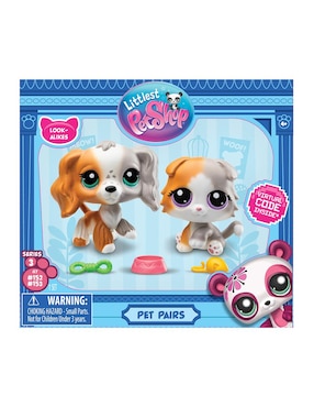 Set muñeca little pet shop Bandai mascotas