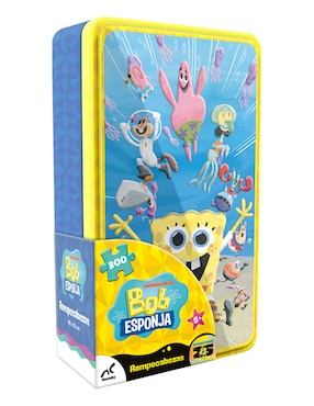 Rompecabezas Tin Bob Esponja Novelty 300 piezas