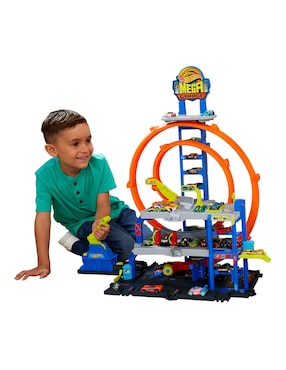 Set de juego Hot Wheels Garage mega boucle