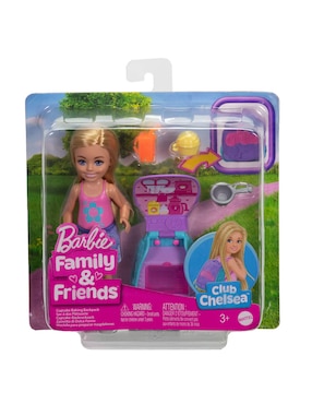 Muñeca Barbie Chelsea Mochila para Hornear Cupcakes