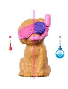 Muñeca Barbie Fiesta en la piscina con perritos