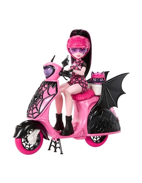 Muñeca Monster High Draculaura con scooter