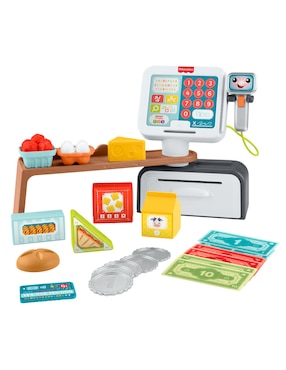 Caja Registradora Escanea y Aprende Fisher Price juego de rol para niño