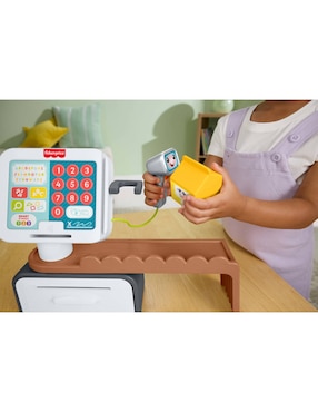 Caja Registradora Escanea y Aprende Fisher Price juego de rol para niño