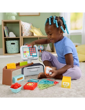 Caja Registradora Escanea y Aprende Fisher Price juego de rol para niño